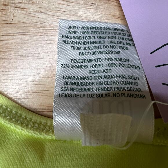 Wild Fable Women's Light Yellow High Leg Cheeky Bikini Bottom - Size Large - NWT - Picture 5 of 5